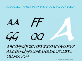 Tristram Condensed Italic