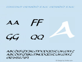 Tristram Expanded Italic