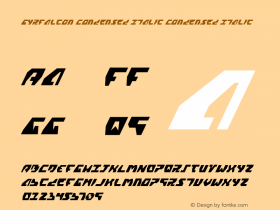 Gyrfalcon Condensed Italic