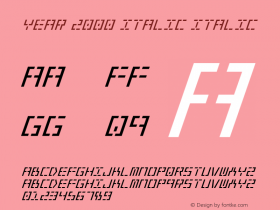 Year 2000 Italic