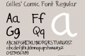 Gilles' Comic Font