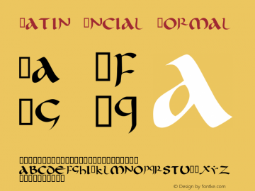 Latin Uncial
