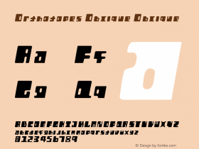 Orthotopes Oblique