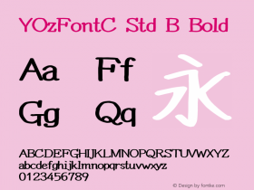 YOzFontC Std B