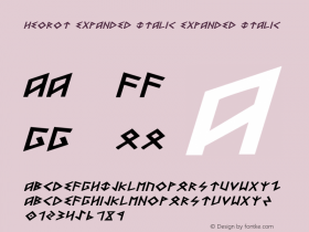 Heorot Expanded Italic