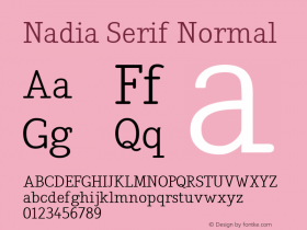 Nadia Serif