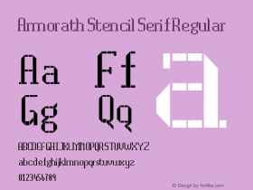 Armorath Stencil Serif