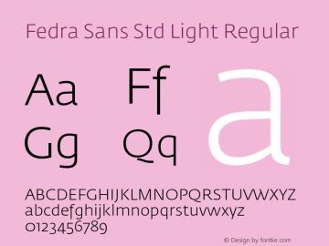 Fedra Sans Std Light