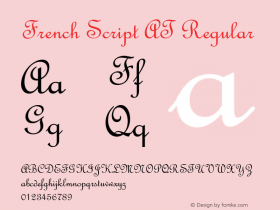 French Script AT