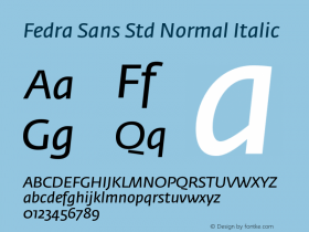 Fedra Sans Std Normal