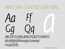 Fedra Sans Cond Std Light