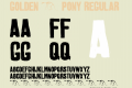 golden 0 pony