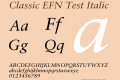 Classic EFN Test