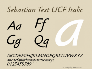 Sebastian Text UCF