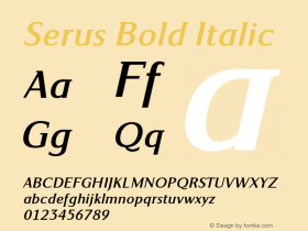 Serus Bold