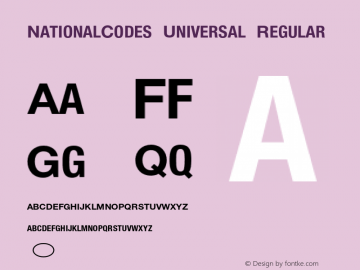 NationalCodes Universal