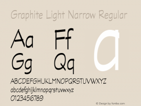 Graphite Light Narrow