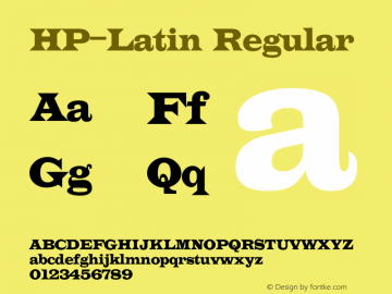 HP-Latin