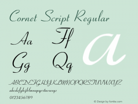 Cornet Script