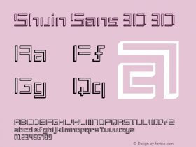 Shuin Sans 3D