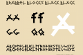 Brabbel Blocks Black