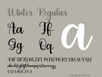 Winter-Delice--Font Family Search-Fontke.com