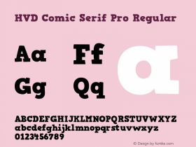 HVD Comic Serif Pro