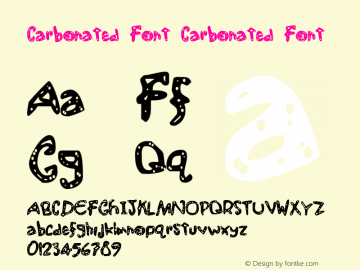 Carbonated Font
