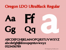 Oregon LDO UltraBlack