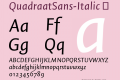 QuadraatSans-Italic