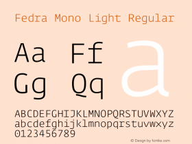 Fedra Mono Light