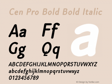 Cen Pro Bold