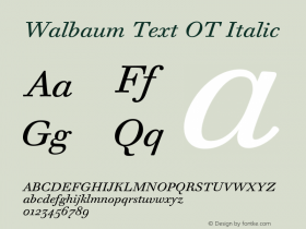 Walbaum Text OT