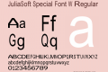 JuliaSoft Special Font W