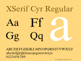 XSerif Cyr