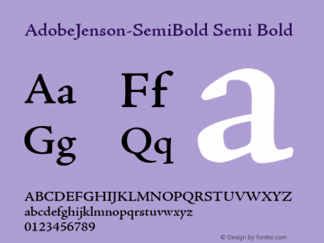 AdobeJenson-SemiBold