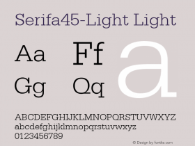 Serifa45-Light