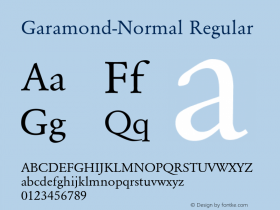 Garamond-Normal