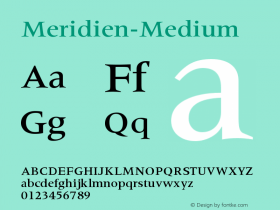 Meridien-Medium
