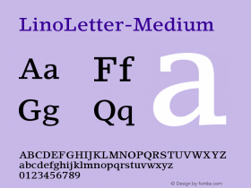 LinoLetter-Medium