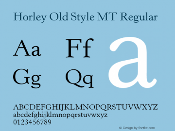 Horley Old Style MT