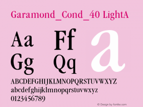 Garamond_Cond_40