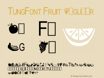 TungFont Fruit