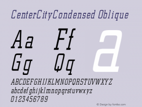 CenterCityCondensed