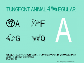 tungfont animal 4