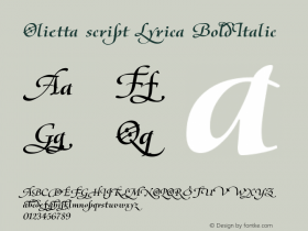 Olietta script Lyrica