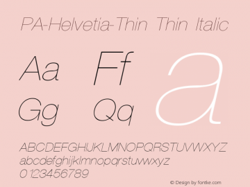 PA-Helvetia-Thin