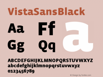 VistaSansBlack