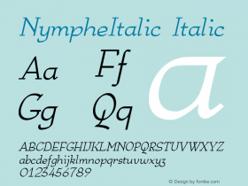 NympheItalic