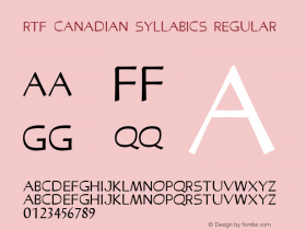 RTF Canadian Syllabics